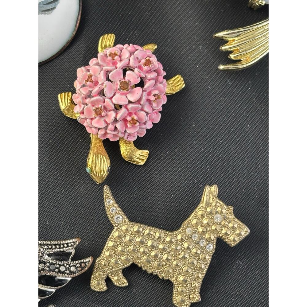 VTG Animal Brooch Pin Lot 22 Piece Estate Collection Signed JJ ULTRA SAC MONET+ - Picture 7 of 16